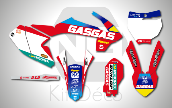 kit déco 65 mc 2021 2022 2023 gasgas ng factory 23 motocross graphics mx decals stickers adhesifs autocollant_Plan de travail 1