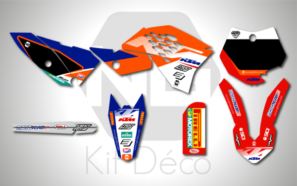 kit déco 65 sx 2009 2010 2011 2012 2013 2014 2015 ktm ng patriot series motocross decals stickers mx graphics decals autocollant adhesifs_Plan de travail 1