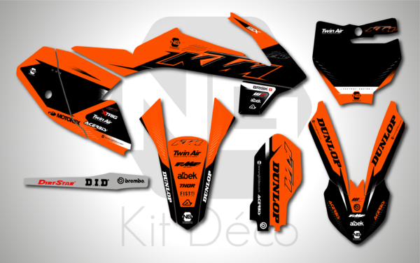 kit déco 65 sx 2016 2017 2018 2019 2020 2021 2022 2023 ktm ng alba series motocross graphics decals stickers graphics autocollant adhesifs_Plan de travail 1