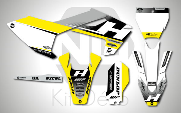 kit déco 65 tc 2017 2018 2019 2020 2021 2022 2023 husqvarna ng fresh series motocross graphics mx decla stickers autocollant adhesifs_Plan de travail 1