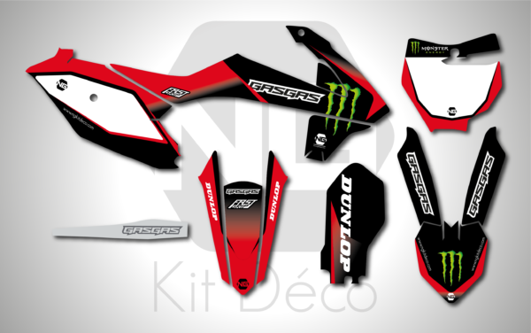 kit déco 85 mc 2021 2022 2023 2024 gasgas ng drag series motocross graphics mx decals stickers adhesifs autocollant_Plan de travail 1