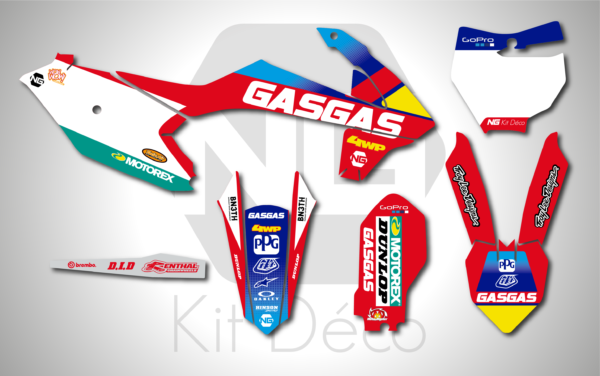 kit déco 85 mc 2021 2022 2023 2024 gasgas ng factory 23 motocross graphics mx decals stickers adhesifs autocollant_Plan de travail 1