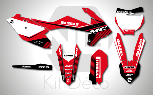 kit déco 85 mc 2021 2022 2023 2024 gasgas ng stripe motocross graphics mx decals stickers adhesifs autocollant_Plan de travail 1