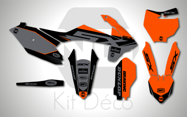 kit déco 85 sx 2018 2019 2020 2021 2022 2023 2024 ktm ng sb series motocross graphics mx decals stickers autocollant adhesifs_Plan de travail 1
