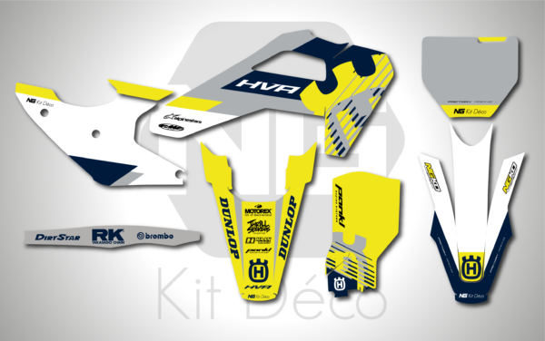 kit déco 125 150 250 300 350 450 TC fc 2025 husqvarna ng cano series motocross graphics mx decals autocollant adhesifs_Plan de travail 1