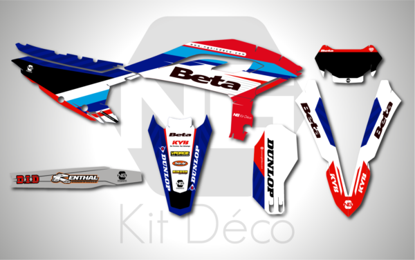 kit déco 125 200 250 300 350 390 430 480 beta rr x pro 2025 ng patriot series enduro decals stickers graphcis autocollant adhesifs_Plan de travail 1