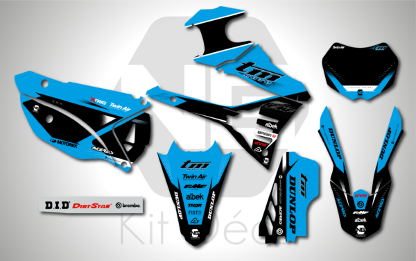 kit déco 125 200 250 300 350 450 500 rn fi 2022 2023 2024 2025 tm racing ng alba series enduro decals graphcis autocollant adhésifs_Plan de travail 1