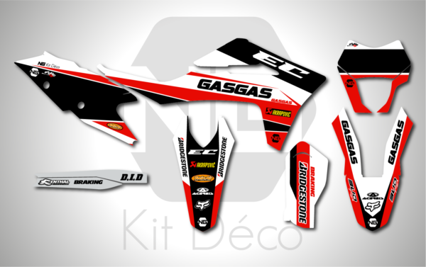 kit déco 125 200 250 300 350 450 ec ecf 2021 2022 2023 gasgas ng talb series enduro decals stickers graphics autocollant adhésifs_Plan de travail 1