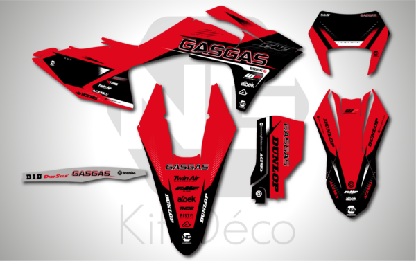 kit déco 125 200 250 300 350 450 ec ecf 2024 2025 gasgas ng alba series enduro decals stickers graphics autocollant adhésifs_Plan de travail 1