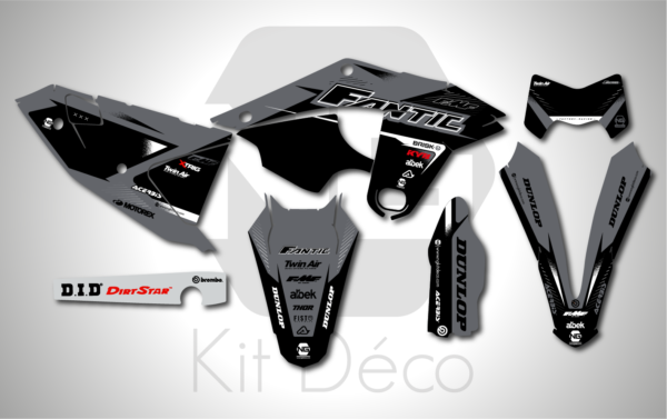 kit déco 125 250 xe 2023 2024 fantic ng alba series enduro graphics autocollant adhésifs stickers decals_Plan de travail 1