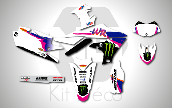 kit déco 250 450 wrf 2020 2021 2022 2023 2024 yamaha ng 50 th anniversaire enduro decals stickers graphics autocollant adhésifs_Plan de travail 1