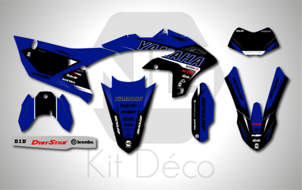 kit déco 250 450 wrf 2024 2025 yamaha ng alba series enduro stickers graphics autocollant adhésifs_Plan de travail 1