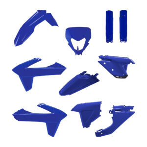 kit plastique 125 250 300 350 450 500 se sef sherco 2025 2026 kit complet polisport bleu