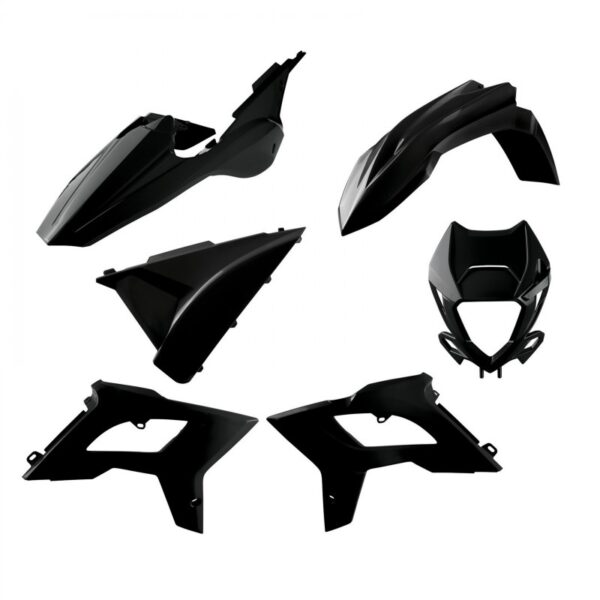 kit plastique beta 125 200 250 300 350 390 430 480 rr 2018 2019 polisport restyle kit complet noir