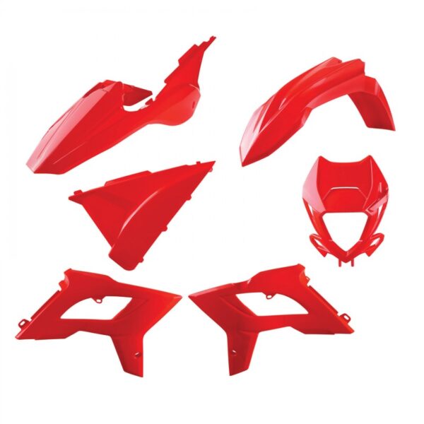 kit plastique beta 125 200 250 300 350 390 430 480 rr 2018 2019 polisport restyle kit complet rouge