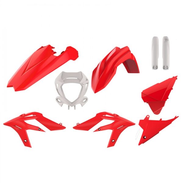 kit plastique beta 250 300 xtrainer 2020 2021 2022 kit complet polisport rouge