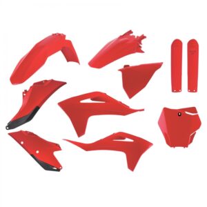 kit plastique gasgas 125 250 350 450 mc mcf 2021 2022 2023 kit complet polisport rouge