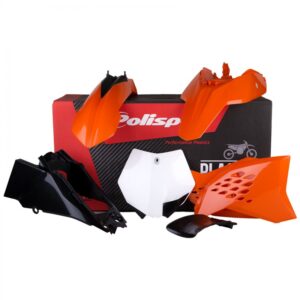kit plastique ktm 65 sx 2009 2010 2011 2012 2013 2014 2015 polisport complet orange noir