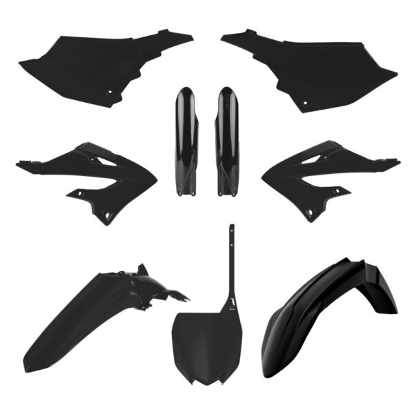 kit plastique polisport complet 125 250 yz 2022 2023 2024 2025 yamaha motocross noir