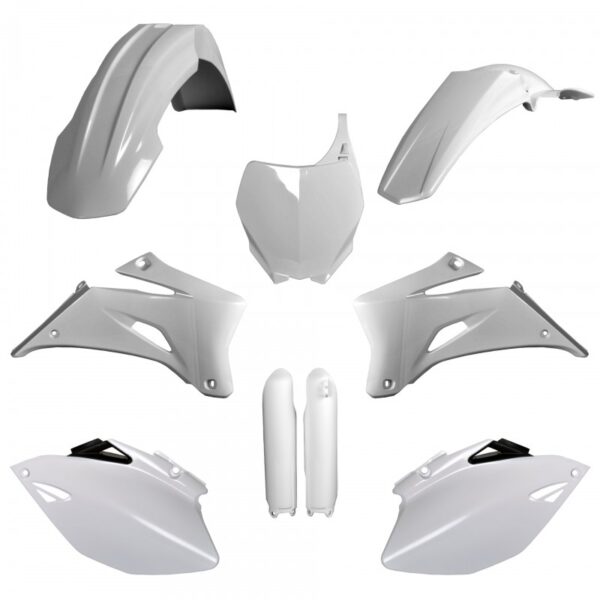 kit plastique polisport complet 250 450 yzf 2006 2007 2008 2009 yamaha motocross blanc