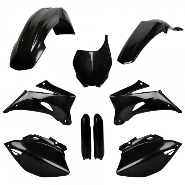 kit plastique polisport complet 250 450 yzf 2006 2007 2008 2009 yamaha motocross noir