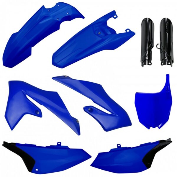 kit plastique polisport complet 65 yz 2018 2019 2020 2021 2022 2023 2024 2025 yamaha motocross bleu
