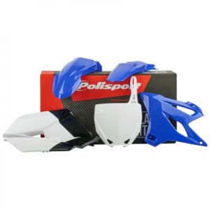 kit plastique polisport complet 85 yz 2015 2016 2017 2018 2019 2020 2021 yamaha motocross bleu blanc