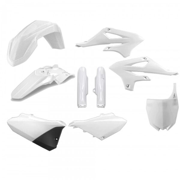 kit plastique polisport complet 85 yz 2022 2023 2024 2025 yamaha motocross blanc