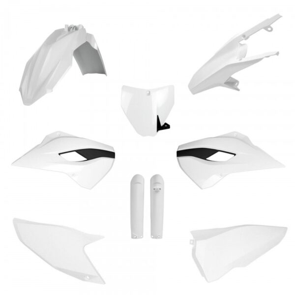 kit plastique polisport complet husqvarna 125 250 350 450 tc fc 2014 2015 motocross blanc