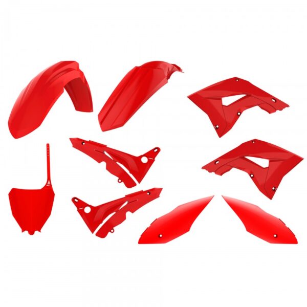 kit plastique polisport honda complet 125 250 cr 2002 2003 2004 2005 2006 2007 2008 2009 2010 2011 2012 restyle 2020 rouge