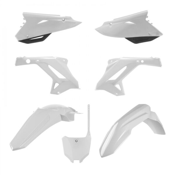 kit plastique polisport honda complet 125 250 cr 2002 2003 2004 2005 2006 2007 2008 2009 2010 2011 2012 restyle 2022 blanc
