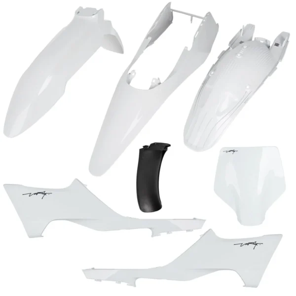 kit plastique strak future varg motocross 2024 2025 blanc