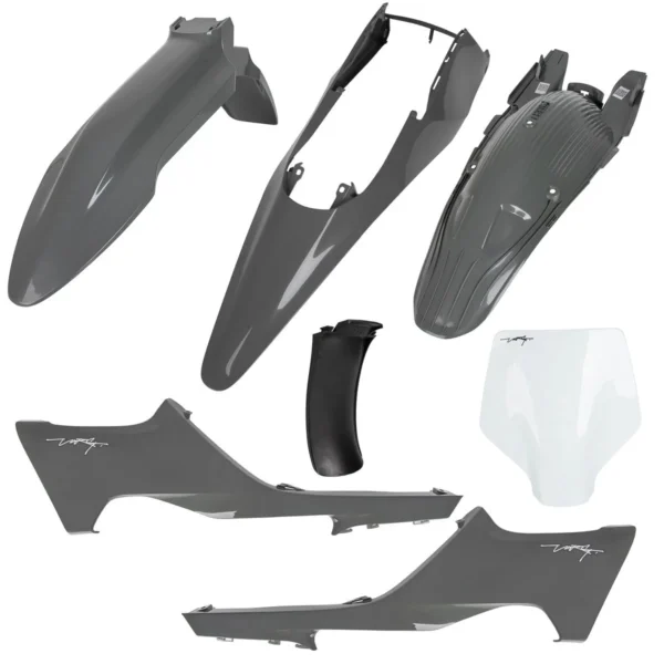 kit plastique strak future varg motocross 2024 2025 gris