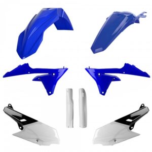 kit plastique yamaha 250 450 wrf 2014 2015 2016 2017 2018 2019 kit complet enduro polisport bleu blanc