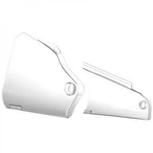 plastique protections kit déco plaques latérales enduro husqvarna 125 250 350 450 501 te fe 2020 2021 2022 2023 transparent