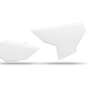 plastique ufo cache boîte à air enduro husqvarna125 250 300 350 450 500 te fe 2024 2025 blanc
