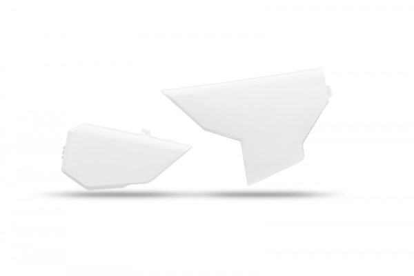 plastique ufo cache boite à air motocross husqvarna 125 250 350 450 tc fc 2023 2024 blanc