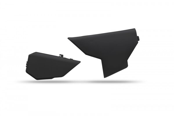 plastique ufo cache boite à air motocross husqvarna 125 250 350 450 tc fc 2023 2024 noir