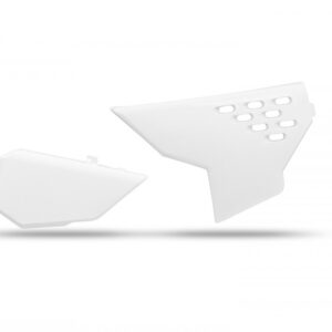 plastique ufo cache boîte à air ventilé enduro husqvarna125 250 300 350 450 500 te fe 2024 2025 blanc