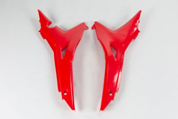 plastique ufo cache boîte à air ventilé motocross honda 250 450 crf 2013 2014 2015 2016 2017 rouge