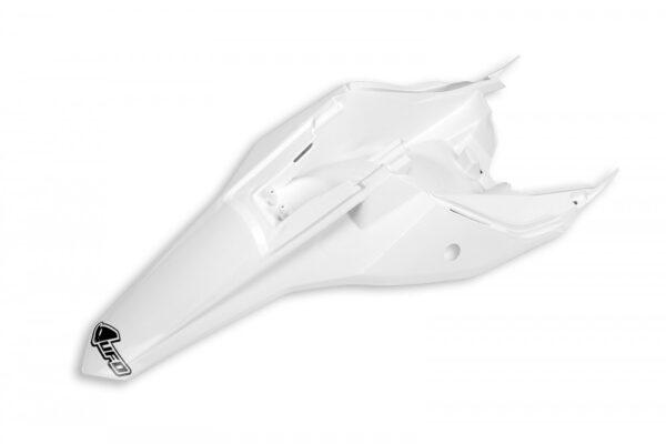 plastique ufo coque arrière motocross gasgas 65 mc 2021 2022 2023 blanc