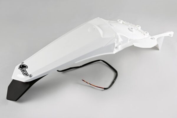 plastique ufo garde boue arrière avant enduro yamaha 250 450 wrf 2014 2015 2016 2017 2018 2019 blanc