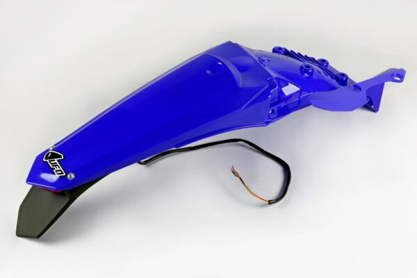 plastique ufo garde boue arrière avant enduro yamaha 250 450 wrf 2014 2015 2016 2017 2018 2019 bleu