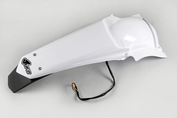 plastique ufo garde boue arrière avant enduro yamaha 450 wrf 2012 2013 2014 2015 blanc