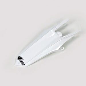 plastique ufo garde boue arrière enduro husqvarna 125 250 300 350 450 500 te fe 2014 2015 2016 blanc