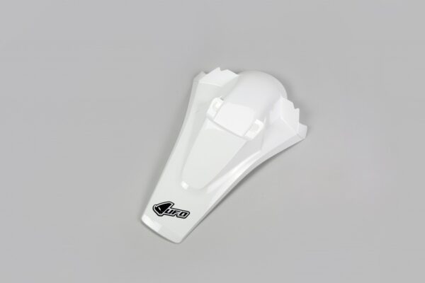 plastique ufo garde boue arrière enduro husqvarna 125 250 300 350 450 500 te fe 2017 2018 2019 blanc