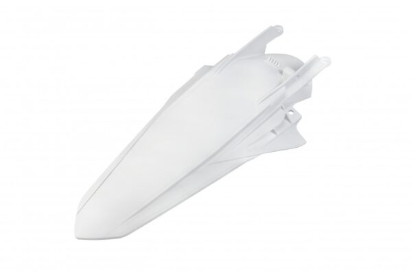 plastique ufo garde boue arrière enduro ktm 125 250 300 350 450 500 exc excf 2020 2021 2022 2023 blanc