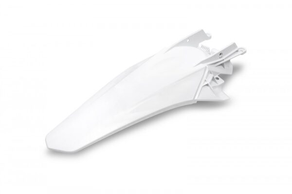 plastique ufo garde boue arriere motocross gasgas 125 250 350 450 mc mcf 2021 2022 2023 blanc