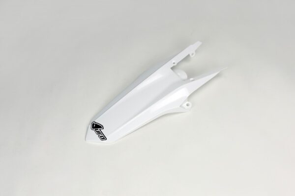 plastique ufo garde boue arriere motocross husqvarna 125 250 350 450 tc fc 2014 2015 blanc