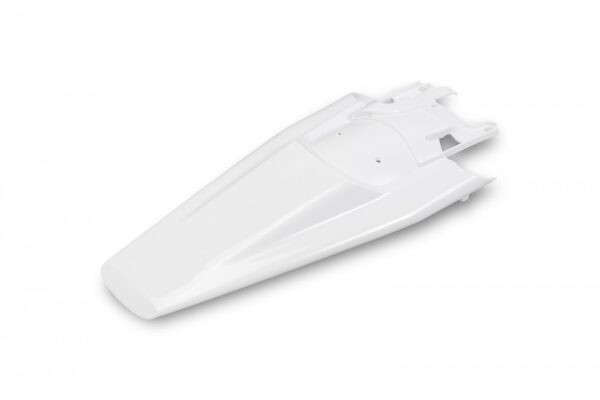 plastique ufo garde boue arriere motocross husqvarna 125 250 350 450 tc fc 2023 2024 blanc